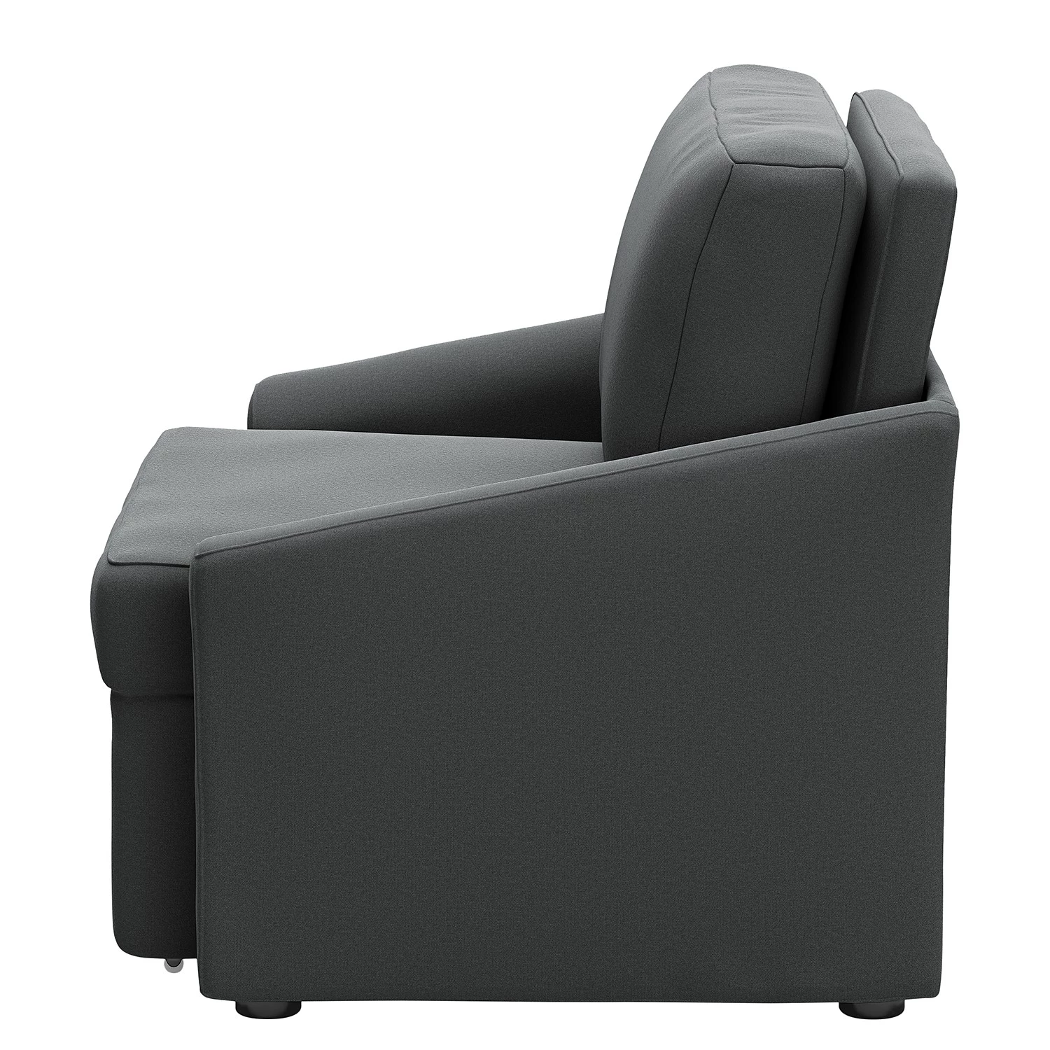 Modoform Fauteuil convertible Rifton II - Microfibre - Gris foncé 6 Modoform Fauteuil convertible Rifton II - Microfibre - Gris foncé – Image 4