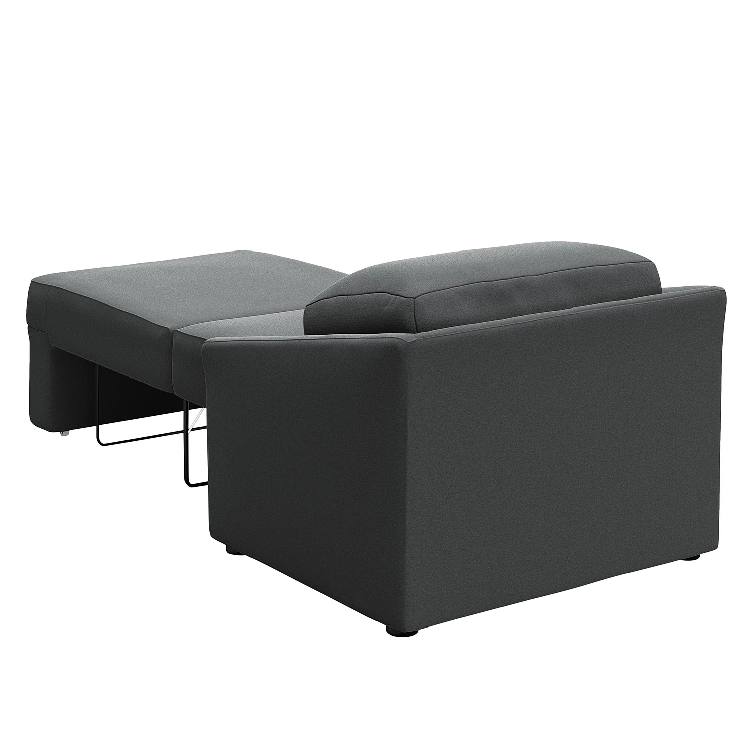 Modoform Fauteuil convertible Rifton II - Microfibre - Gris foncé 10 Modoform Fauteuil convertible Rifton II - Microfibre - Gris foncé – Image 8