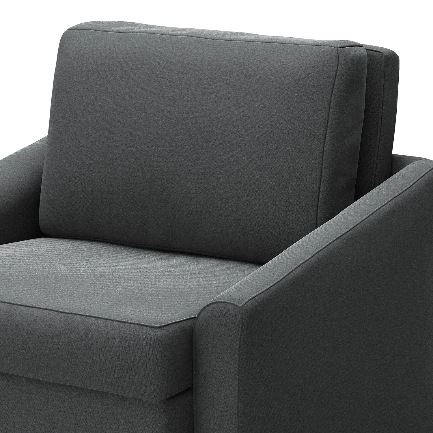 Modoform Fauteuil convertible Rifton II - Microfibre - Gris foncé 11 Modoform Fauteuil convertible Rifton II - Microfibre - Gris foncé – Image 9