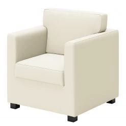 Loftscape Fauteuil Nibley VIII - Imitation cuir - Blanc