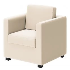 Loftscape Fauteuil Deven V - Cuir pigmenté - Blanc
