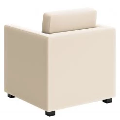 Loftscape Fauteuil Deven V - Cuir pigmenté - Blanc -Pas Cher Fauteuils Magasin 1000183237 190927 15235801213 DETAILS P000000001000183237