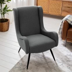 Mørteens Fauteuil Emly - Tissu - Gris -Pas Cher Fauteuils Magasin 1000183828 200323 06242000002 MOOD DETAILS P000000001000183828 mood