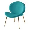 Jack & Alice Fauteuil Zadar I - Velours - Turquoise -Pas Cher Fauteuils Magasin 1000183928 200204 08555500015 IMAGE P000000001000183928