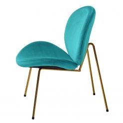 Jack & Alice Fauteuil Zadar I - Velours - Turquoise -Pas Cher Fauteuils Magasin 1000183928 200204 08555500017 DETAILS P000000001000183928