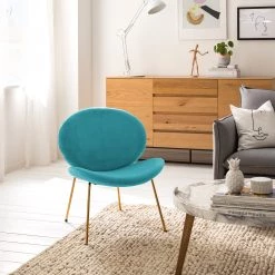 Jack & Alice Fauteuil Zadar I - Velours - Turquoise -Pas Cher Fauteuils Magasin 1000183928 200324 06272700001 MOOD DETAILS P000000001000183928 mood