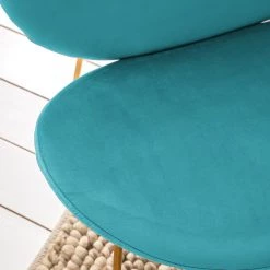 Jack & Alice Fauteuil Zadar I - Velours - Turquoise -Pas Cher Fauteuils Magasin 1000183928 200324 06273000004 DETAILS P000000001000183928
