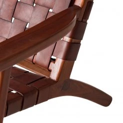 Ars manufacti Fauteuil design Bourbourg - Cuir tressé / Teck massif - marron cognac / Teck 28 Ars manufacti Fauteuil design Bourbourg - Cuir tressé / Teck massif - marron cognac / Teck -Pas Cher Fauteuils Magasin 1000183947 200204 15373200024 DETAILS P000000001000183947
