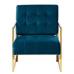 Red Living Fauteuil Cocora I - Velours - Bleu marine -Pas Cher Fauteuils Magasin 1000183952 200204 08555500024 DETAILS P000000001000183952