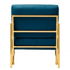 Red Living Fauteuil Cocora I - Velours - Bleu marine -Pas Cher Fauteuils Magasin 1000183952 200204 08555500026 DETAILS P000000001000183952