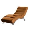 Loftscape Chaise relax Kasson - Microfibre Bice: Cognac - Chrome brillant -Pas Cher Fauteuils Magasin 1000185352 190917 17062000451 IMAGE P000000001000185352