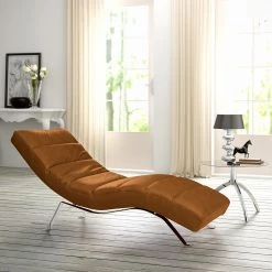 Loftscape Chaise relax Kasson - Microfibre Bice: Cognac - Chrome brillant -Pas Cher Fauteuils Magasin 1000185352 190917 17062000454 MOOD DETAILS P000000001000185352 mood