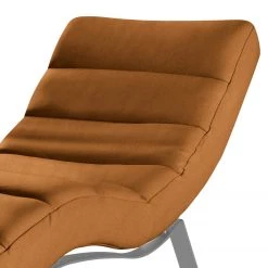 Loftscape Chaise relax Kasson - Microfibre Bice: Cognac - Chrome brillant -Pas Cher Fauteuils Magasin 1000185352 190917 17062000456 DETAILS P000000001000185352