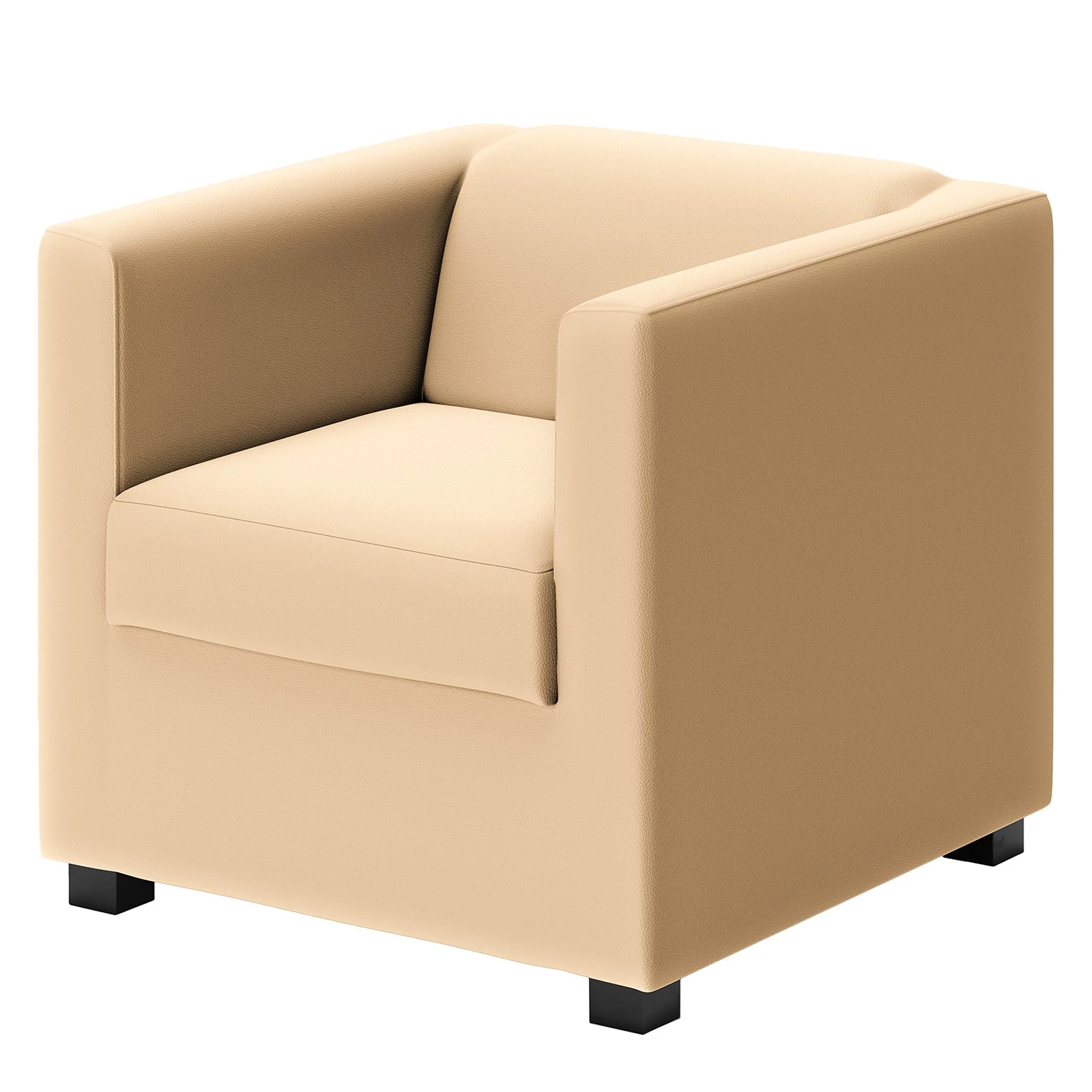 Loftscape Fauteuil Wilno VI - Cuir pigmenté - Crème 3 Loftscape Fauteuil Wilno VI - Cuir pigmenté - Crème