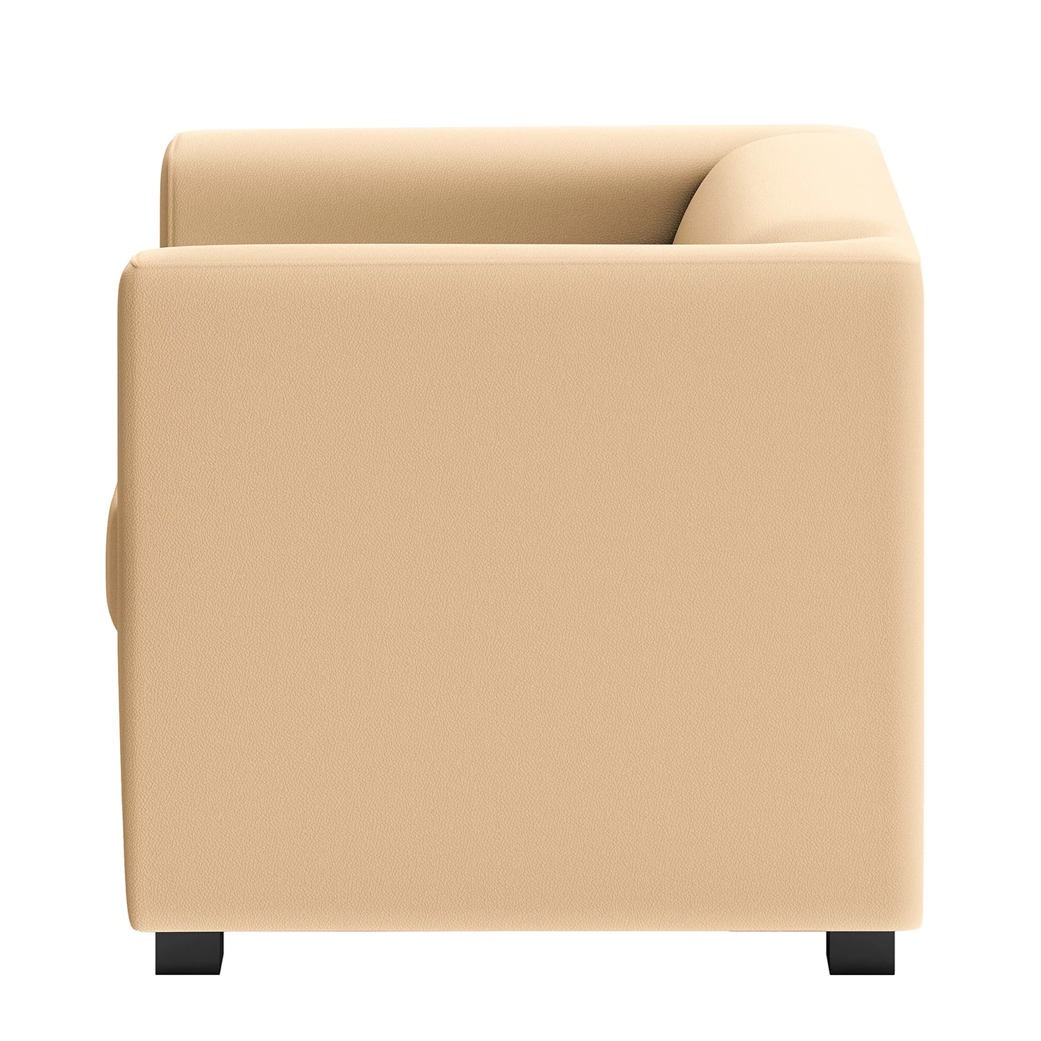 Loftscape Fauteuil Wilno VI - Cuir pigmenté - Crème 5 Loftscape Fauteuil Wilno VI - Cuir pigmenté - Crème – Image 3
