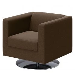 Loftscape Fauteuil Wilno XX - Aspect cuir vieilli - Marron bison