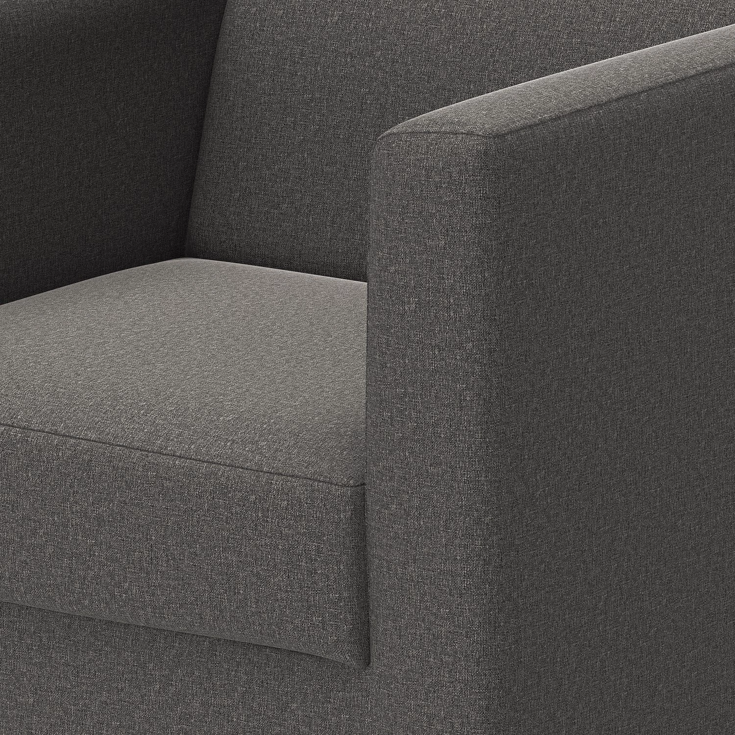 Loftscape Fauteuil Wilno XV - Tissage à plat - Gris foncé 10 Loftscape Fauteuil Wilno XV - Tissage à plat - Gris foncé – Image 8