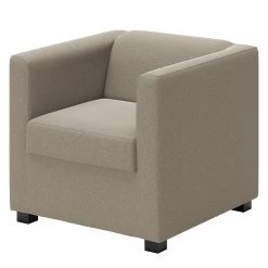 Loftscape Fauteuil Wilno XVI - Aspect cuir vieilli - Gris clair
