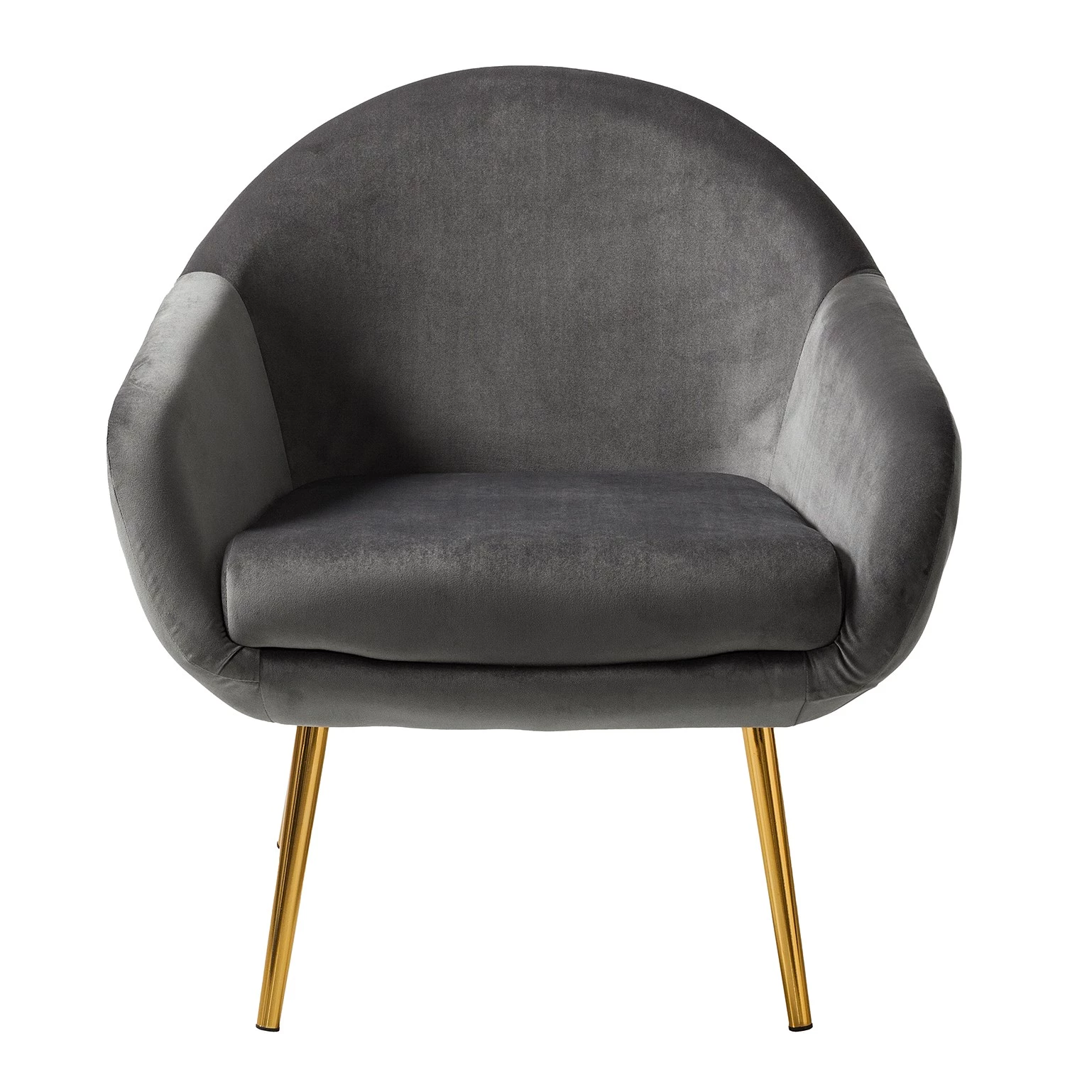 Jack & Alice Fauteuil Milawa - Velours - Gris 7 Jack & Alice Fauteuil Milawa - Velours - Gris – Image 5
