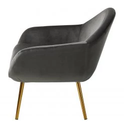 Jack & Alice Fauteuil Milawa - Velours - Gris 24 Jack & Alice Fauteuil Milawa - Velours - Gris -Pas Cher Fauteuils Magasin 1000186960 200903 09504900004 DETAILS P000000001000186960