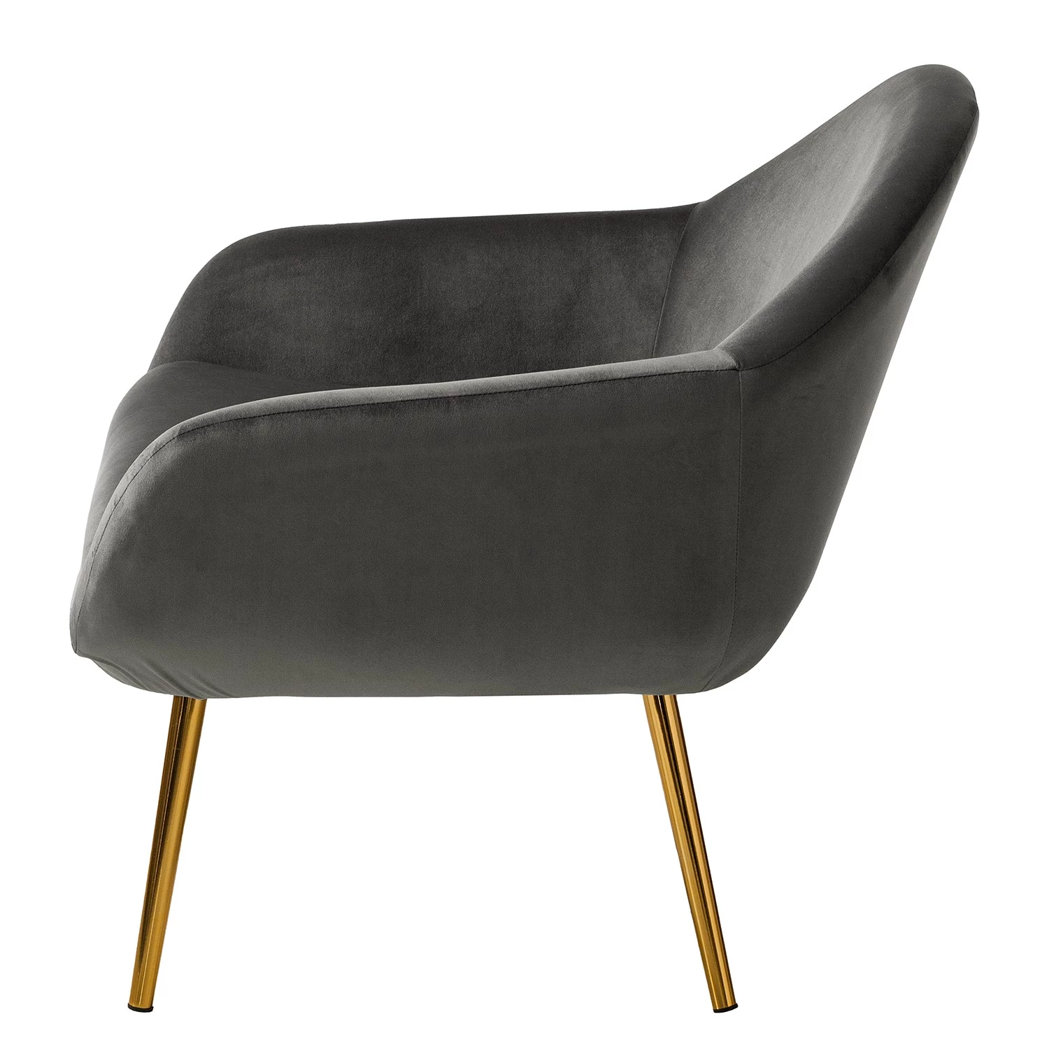 Jack & Alice Fauteuil Milawa - Velours - Gris 8 Jack & Alice Fauteuil Milawa - Velours - Gris – Image 6