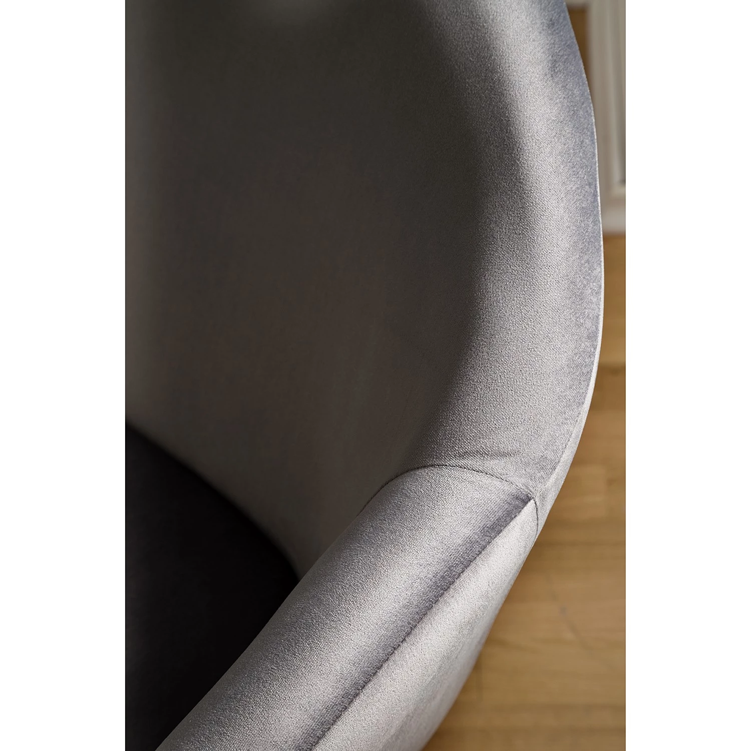 Jack & Alice Fauteuil Milawa - Velours - Gris 18 Jack & Alice Fauteuil Milawa - Velours - Gris – Image 16