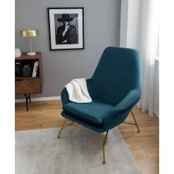 Jack & Alice Fauteuil Miena - Velours - Bleu marine 17 Jack & Alice Fauteuil Miena - Velours - Bleu marine -Pas Cher Fauteuils Magasin 1000186972 210831 12185000016 MOOD DETAILS P000000001000186972 mood
