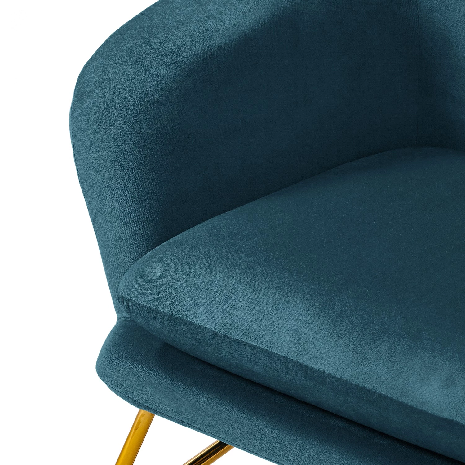 Jack & Alice Fauteuil Miena - Velours - Bleu marine 12 Jack & Alice Fauteuil Miena - Velours - Bleu marine – Image 10