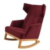 Tom Tailor Rocking Chair Cozy - Velours - Tissu TSV: 7 Bordeaux -Pas Cher Fauteuils Magasin 1000189235 191024 11133300026 IMAGE P000000001000189235
