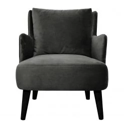 Jack & Alice Fauteuil Bariri I - Velours - Gris -Pas Cher Fauteuils Magasin 1000191191 191024 11175000267 DETAILS P000000001000191191