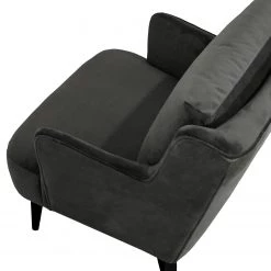 Jack & Alice Fauteuil Bariri I - Velours - Gris -Pas Cher Fauteuils Magasin 1000191191 191024 11175100271 DETAILS P000000001000191191