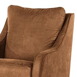 Maison Belfort Fauteuil Wingen I - Velours - Microfibre Bice: Nougat -Pas Cher Fauteuils Magasin 1000193032 191204 13440602334 DETAILS P000000001000193032