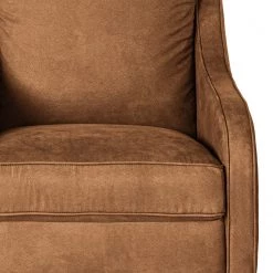 Maison Belfort Fauteuil Wingen I - Velours - Microfibre Bice: Nougat -Pas Cher Fauteuils Magasin 1000193032 191204 13440602336 DETAILS P000000001000193032