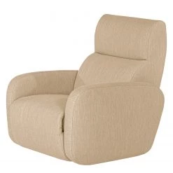 Loftscape Fauteuil Mezin I - Velours - Tissu Meara: Beige
