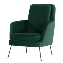 Norrwood Fauteuil Himos - Velours - Vert vieilli