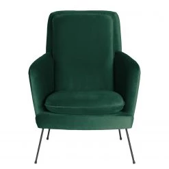 Norrwood Fauteuil Himos - Velours - Vert vieilli -Pas Cher Fauteuils Magasin 1000193837 191212 16452100274 DETAILS P000000001000193837