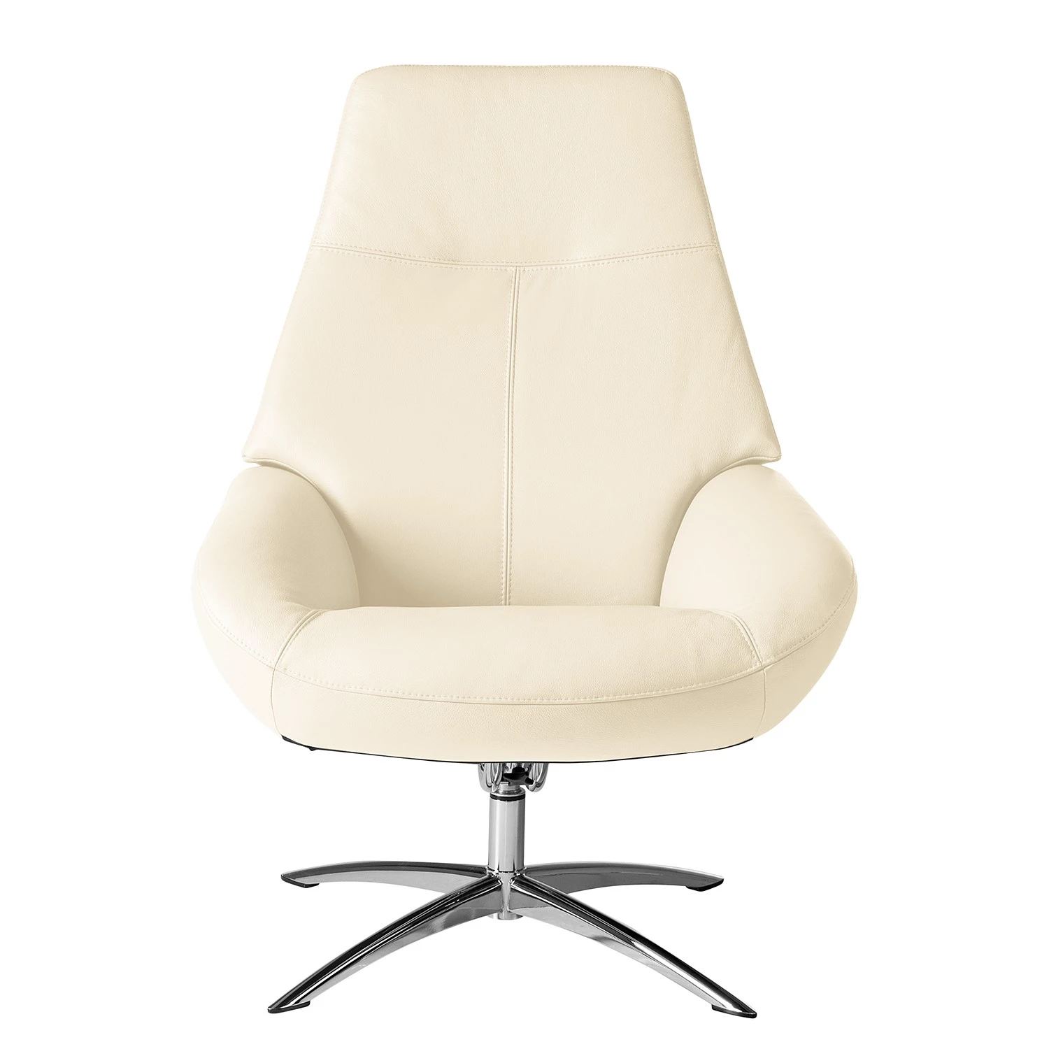 Fredriks Fauteuil relax Raahe - Cuir véritable - Crème 7 Fredriks Fauteuil relax Raahe - Cuir véritable - Crème – Image 5