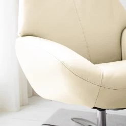 Fredriks Fauteuil relax Raahe - Cuir véritable - Crème 42 Fredriks Fauteuil relax Raahe - Cuir véritable - Crème -Pas Cher Fauteuils Magasin 1000194321 210520 15464500014 DETAILS P000000001000194321