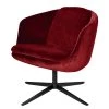 Mørteens Fauteuil Monsac II - velours - Rouge Bordeaux -Pas Cher Fauteuils Magasin 1000194408 191209 15561400765 IMAGE P000000001000194408