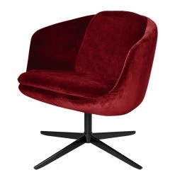 Mørteens Fauteuil Monsac II - velours - Rouge Bordeaux