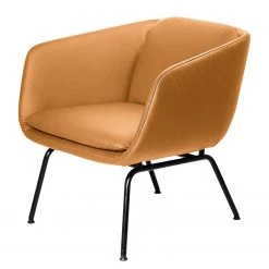 Fredriks Fauteuil Monfort - Cuir véritable - Biscuit