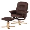 Modoform Fauteuil de relaxation Canillo II - Avec repose-pieds - Microfibre - Marron 2 Modoform Fauteuil de relaxation Canillo II - Avec repose-pieds - Microfibre - Marron -Pas Cher Fauteuils Magasin 1000195959 200127 09575600007 IMAGE P000000001000195959