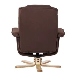 Modoform Fauteuil de relaxation Canillo II - Avec repose-pieds - Microfibre - Marron -Pas Cher Fauteuils Magasin 1000195959 200127 09575600011 DETAILS P000000001000195959