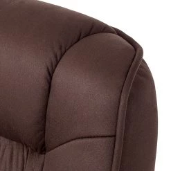 Modoform Fauteuil de relaxation Canillo II - Avec repose-pieds - Microfibre - Marron -Pas Cher Fauteuils Magasin 1000195959 200127 09575600016 DETAILS P000000001000195959