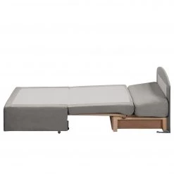 Fredriks Fauteuill convertible Disley III - Microfibre - Gris - Sans accoudoirs -Pas Cher Fauteuils Magasin 1000196221 200224 14470200190 DETAILS P000000001000196221