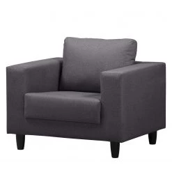 Ars manufacti Fauteuil Bexwell I - Imitation cuir - Tissu Pendo: Noir