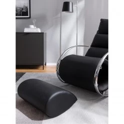 Fredriks Rocking chair Fox II - Imitation cuir - Noir 33 Fredriks Rocking chair Fox II - Imitation cuir - Noir -Pas Cher Fauteuils Magasin 1000199047 210430 12435000003 MOOD DETAILS P000000001000199047 mood