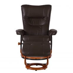 Modoform Fauteuil relax + repose-pieds Westerwald - Cuir véritable / Imitation cuir - Marron -Pas Cher Fauteuils Magasin 1000199059 200618 09564900023 DETAILS P000000001000199059