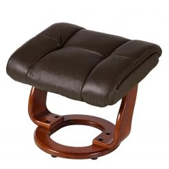 Modoform Fauteuil relax et repose-pieds Rimbach - Cuir véritable / Imitation cuir - Marron -Pas Cher Fauteuils Magasin 1000199060 200618 09565900036 DETAILS P000000001000199060