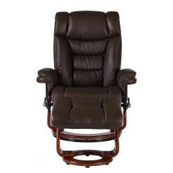 Modoform Fauteuil relax et repose-pieds Rimbach - Cuir véritable / Imitation cuir - Marron -Pas Cher Fauteuils Magasin 1000199060 200618 09570000038 DETAILS P000000001000199060